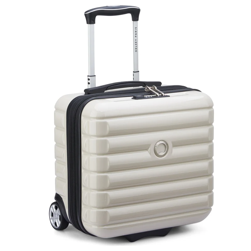 Delsey Paris Shadow 5.0 - Trolley de negocios con 2 ruedas 38 cm expandible (elfenbein)