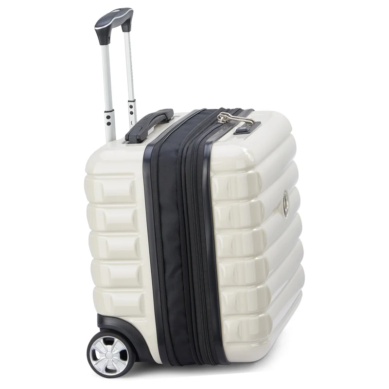Delsey Paris Shadow 5.0 - Trolley de negocios con 2 ruedas 38 cm expandible (elfenbein)