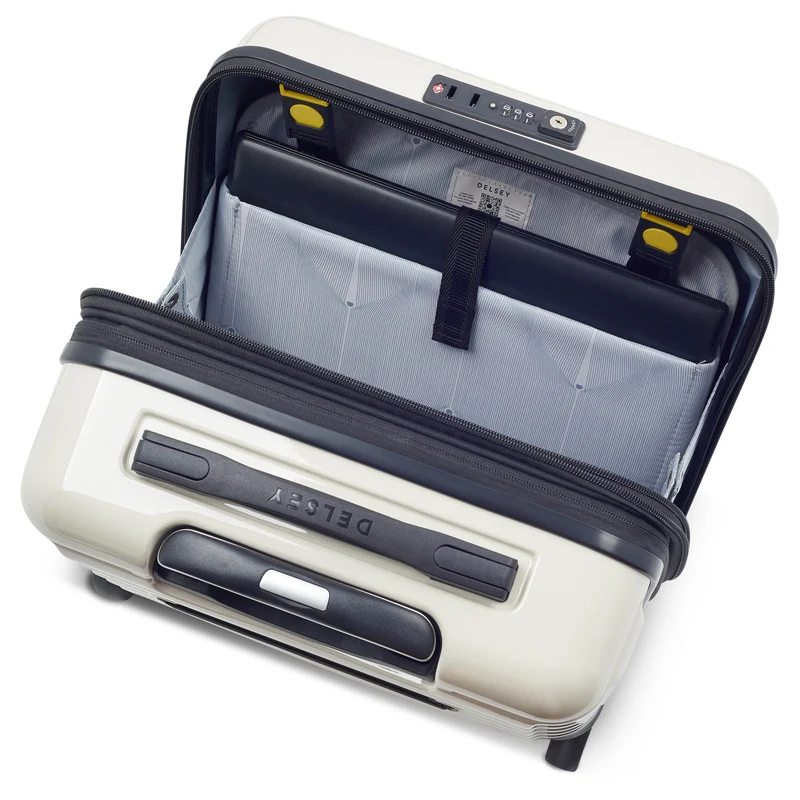 Delsey Paris Shadow 5.0 - Trolley de negocios con 2 ruedas 38 cm expandible (elfenbein)
