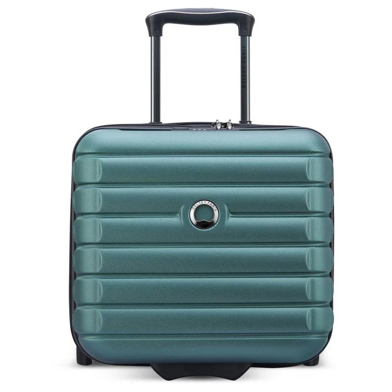 Delsey Paris Shadow 5.0 - Trolley de negocios con 2 ruedas 38 cm expandible (gruen)