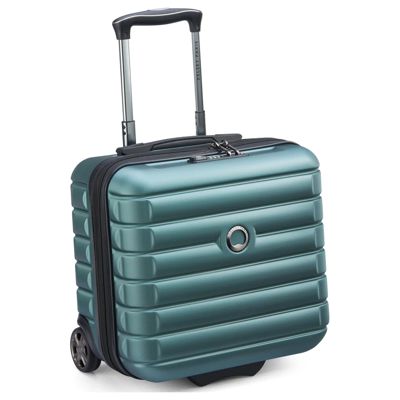 Delsey Paris Shadow 5.0 - Trolley de negocios con 2 ruedas 38 cm expandible (gruen)