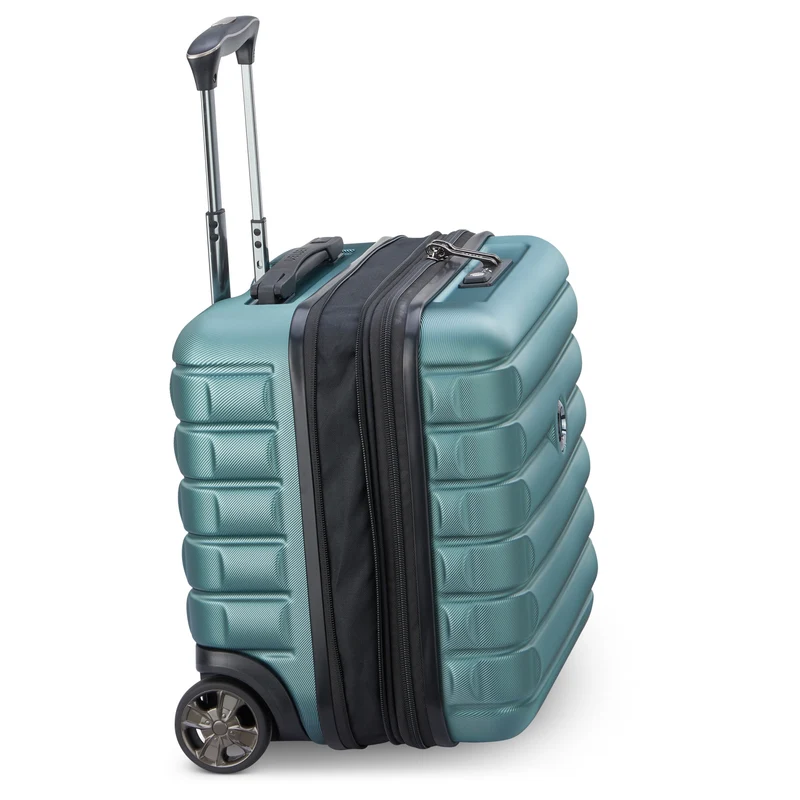 Delsey Paris Shadow 5.0 - Trolley de negocios con 2 ruedas 38 cm expandible (gruen)