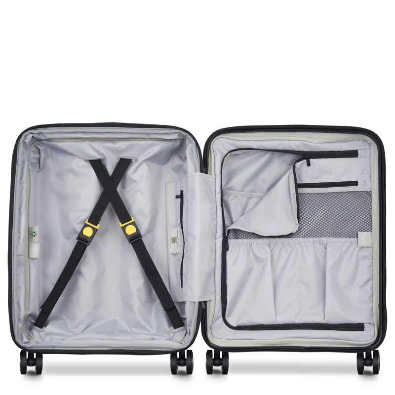 Delsey Paris Shadow 5.0 - Trolley de cabina delgado de 4 ruedas 55 cm expandible (marina)