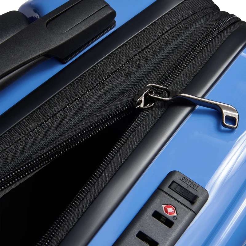 Delsey Paris Shadow 5.0 - Trolley de cabina delgado de 4 ruedas 55 cm expandible (marina)
