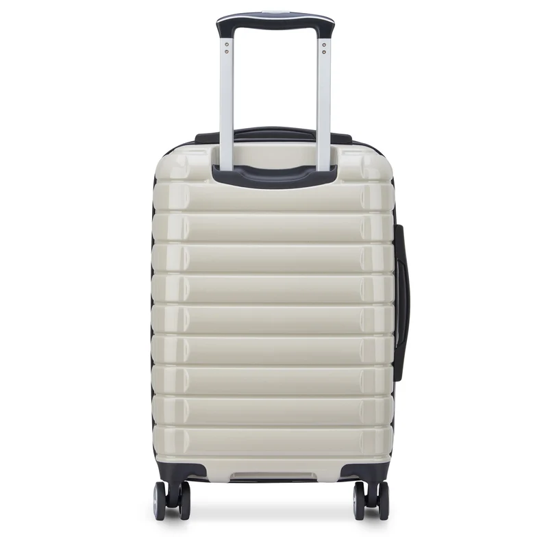 Delsey Paris Shadow 5.0 - Trolley de cabina con 4 ruedas y bolsillo delantero S 55 cm expandible USB (elfenbein)