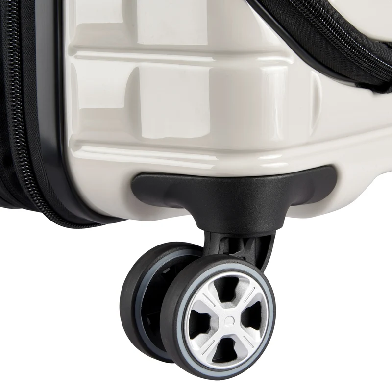 Delsey Paris Shadow 5.0 - Trolley de cabina con 4 ruedas y bolsillo delantero S 55 cm expandible USB (elfenbein)