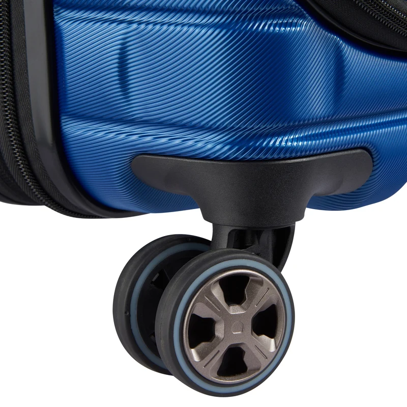 Delsey Paris Shadow 5.0 - Trolley de cabina con 4 ruedas y bolsillo delantero S 55 cm expandible USB (blau)