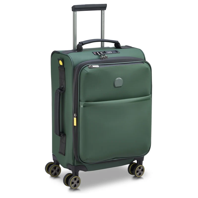 Delsey Paris Turenne Soft - Trolley de 4 ruedas 56 cm S expandible (gruen)