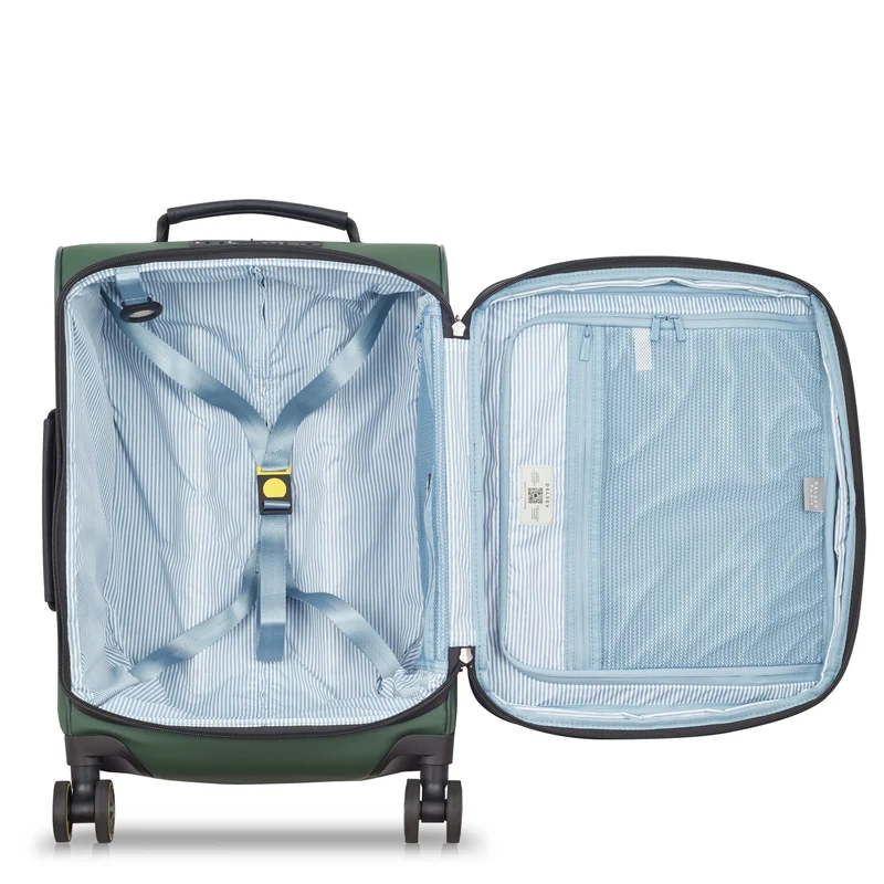 Delsey Paris Turenne Soft - Trolley de 4 ruedas 56 cm S expandible (gruen)