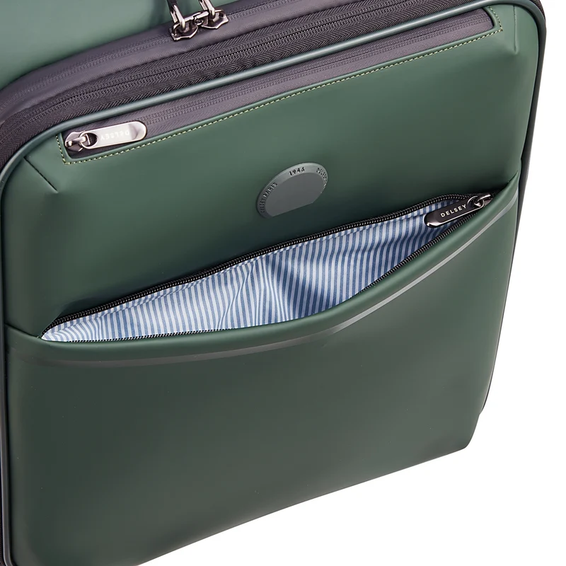 Delsey Paris Turenne Soft - Trolley de 4 ruedas 56 cm S expandible (gruen)