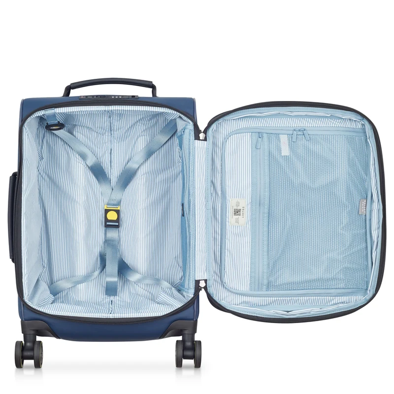 Delsey Paris Turenne Soft - Trolley de 4 ruedas 56 cm S expandible (nachtblau)
