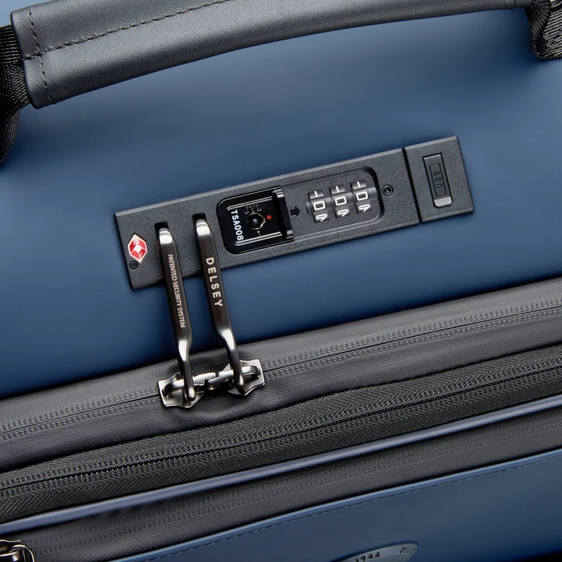 Delsey Paris Turenne Soft - Trolley de 4 ruedas 56 cm S expandible (nachtblau)
