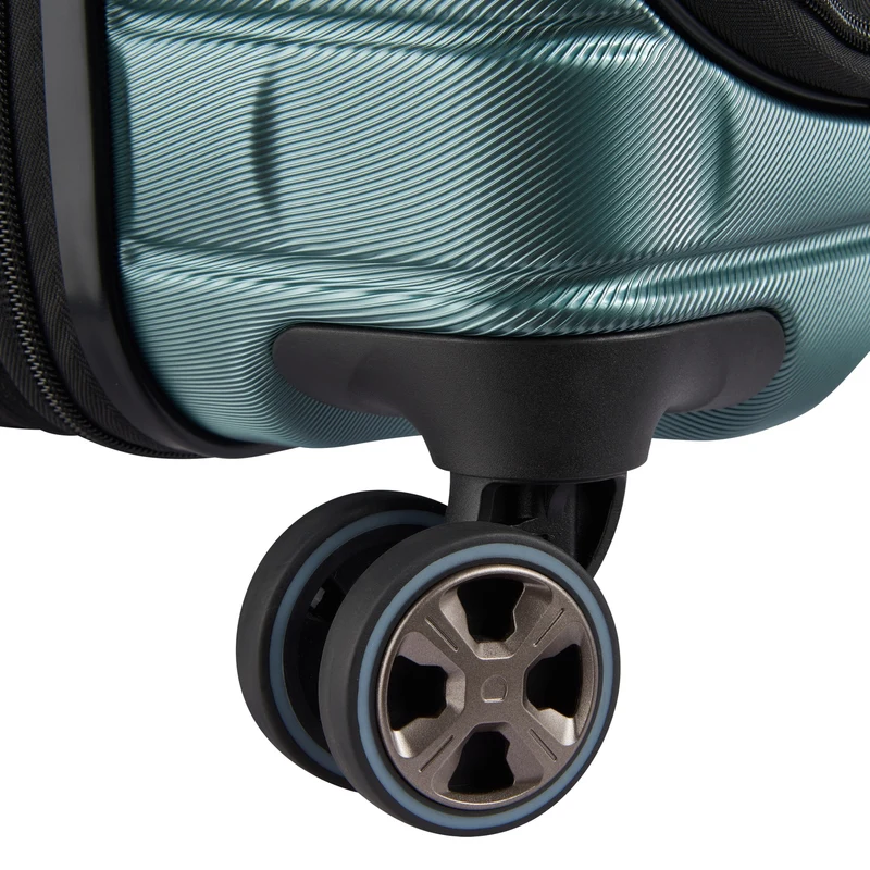 Delsey Paris Shadow 5.0 - Trolley de cabina con 4 ruedas y bolsillo delantero S 55 cm erw. USB (gruen)