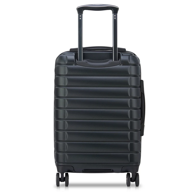Delsey Paris Shadow 5.0 - Trolley de cabina con 4 ruedas y bolsillo delantero S 55 cm expandible USB (schwarz)