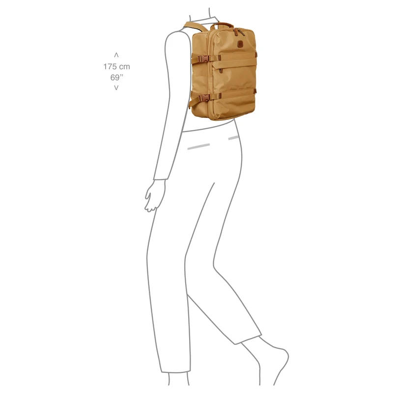 Brics X-Bag Travel - Mochila de viaje 42 cm (honey)