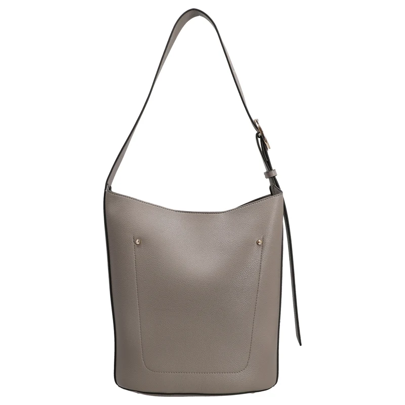 Guess Meridian II Bucket - Bolso saco con pouch extraíble (dark taupe)
