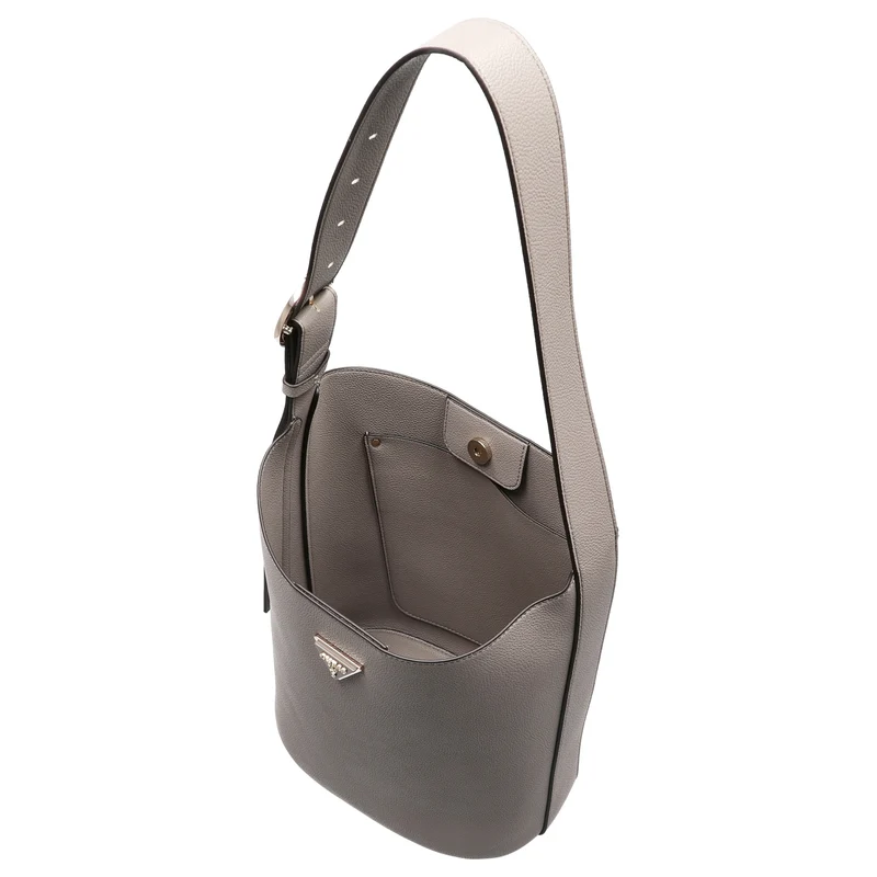 Guess Meridian II Bucket - Bolso saco con pouch extraíble (dark taupe)