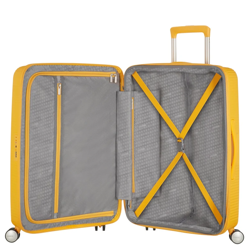American Tourister Soundbox - Trolley de 4 ruedas 77 cm expandible (gelb)
