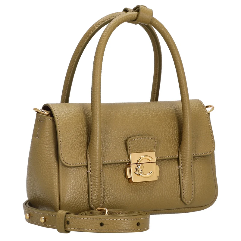 Coccinelle C-Me Lock - Bolso de mano 19 cm (seagrass)