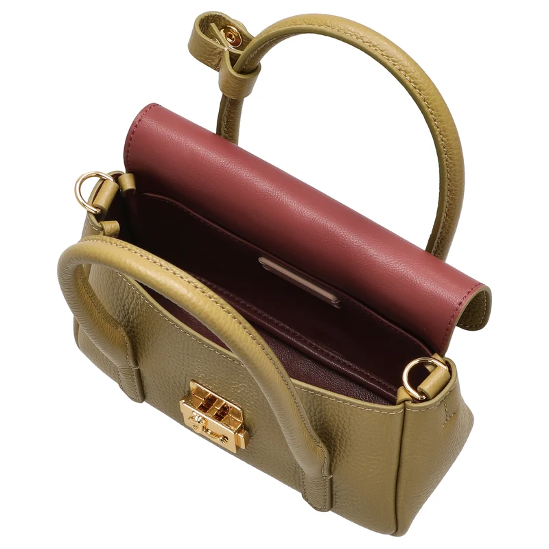 Coccinelle C-Me Lock - Bolso de mano 19 cm (seagrass)