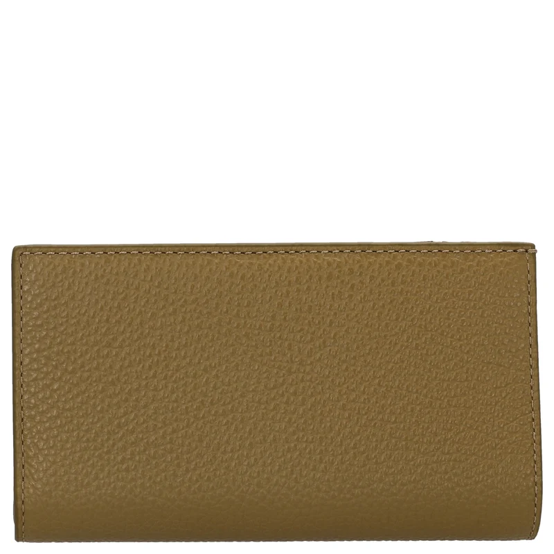 Coccinelle Metallic Soft - Cartera 12cc 16 cm (seagrass)