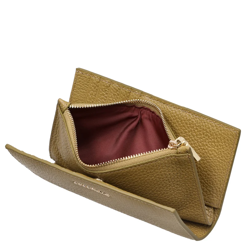 Coccinelle Metallic Soft - Cartera 12cc 16 cm (seagrass)