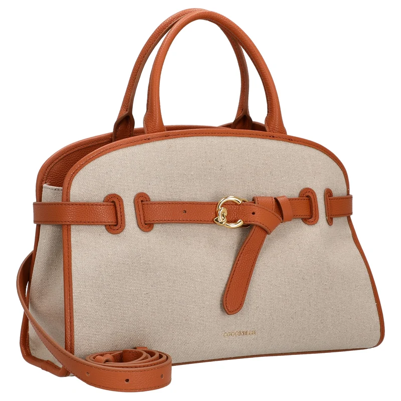 Coccinelle Sabine - Bolso de mano 34 cm (natural/carb)
