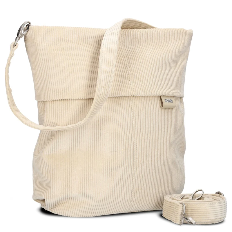 zwei Mademoiselle M12 - Bolso de hombro 32 cm (cord-creme)