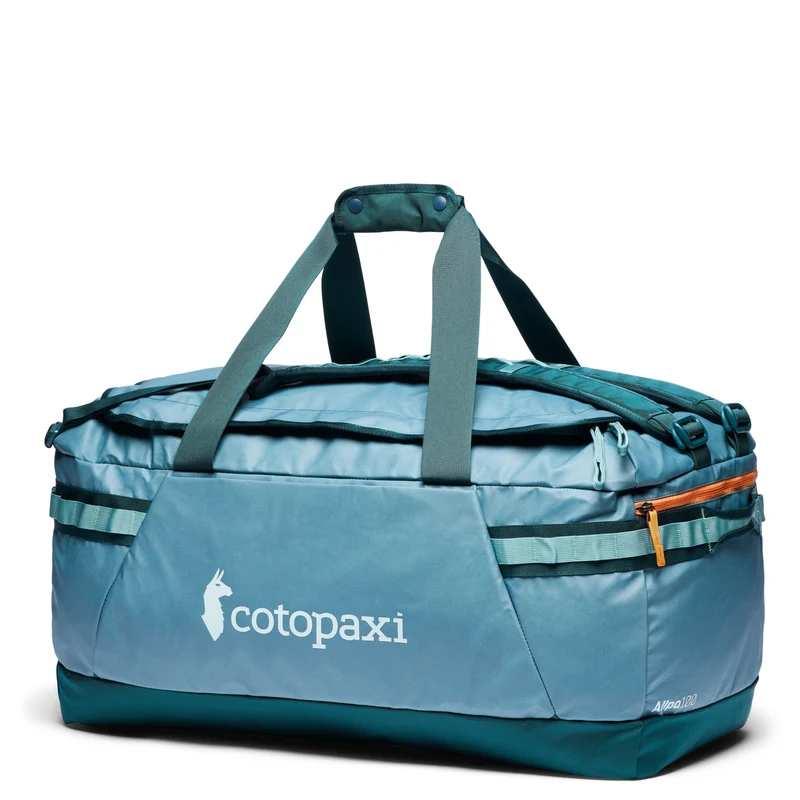 Cotopaxi Allpa Getaway 100L Duffel - Bolsa de viaje/mochila 64 cm (blue spruce and abyss)