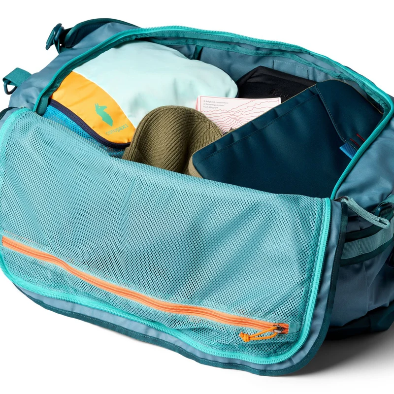 Cotopaxi Allpa Getaway 70L Duffel - Bolsa de viaje/Mochila 66 cm (blue spruce and abyss)