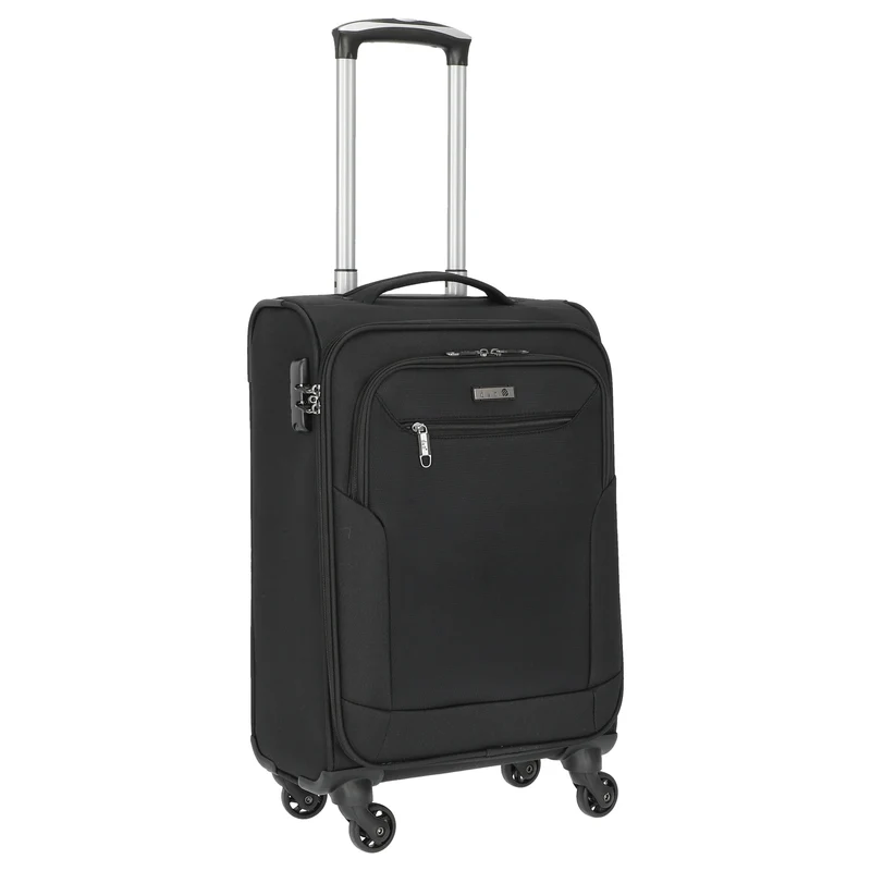 D&N Travel Line 6804 - Trolley de cabina con 4 ruedas S 55 cm (schwarz)