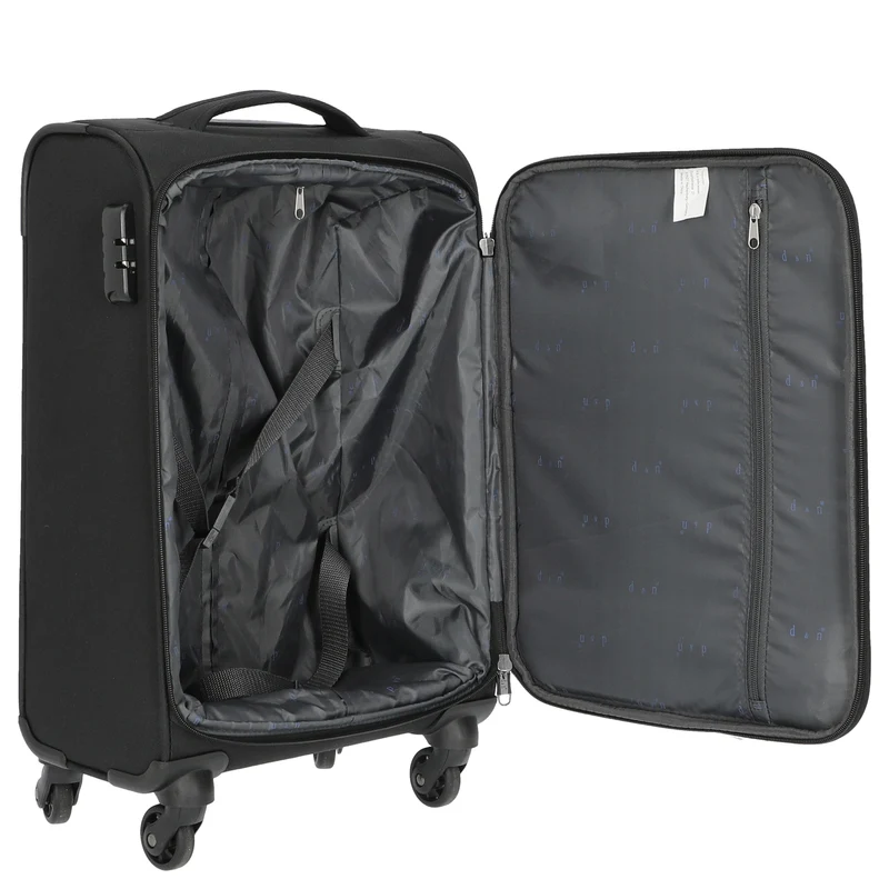 D&N Travel Line 6804 - Trolley de cabina con 4 ruedas S 55 cm (schwarz)