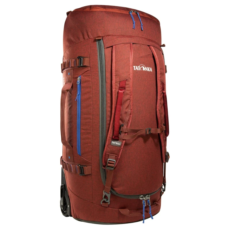 Tatonka Duffle Roller 80 - Bolsa de viaje con ruedas 78 cm (tango red)