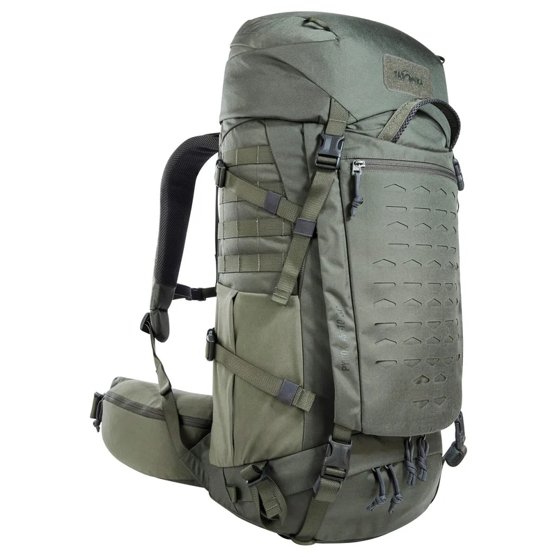 Tatonka Pyrox 45+10 BC - Mochila de trekking 73 cm expandible (stone grey olive)