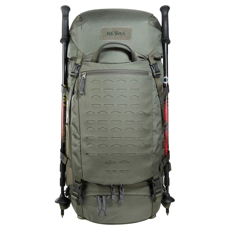 Tatonka Pyrox 45+10 BC - Mochila de trekking 73 cm expandible (stone grey olive)