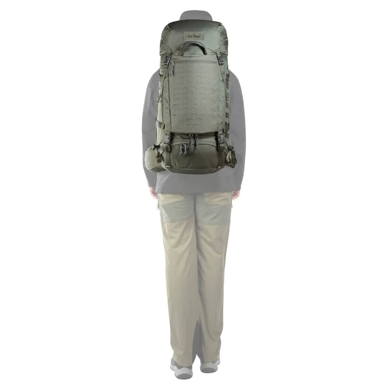Tatonka Pyrox 45+10 BC - Mochila de trekking 73 cm expandible (stone grey olive)