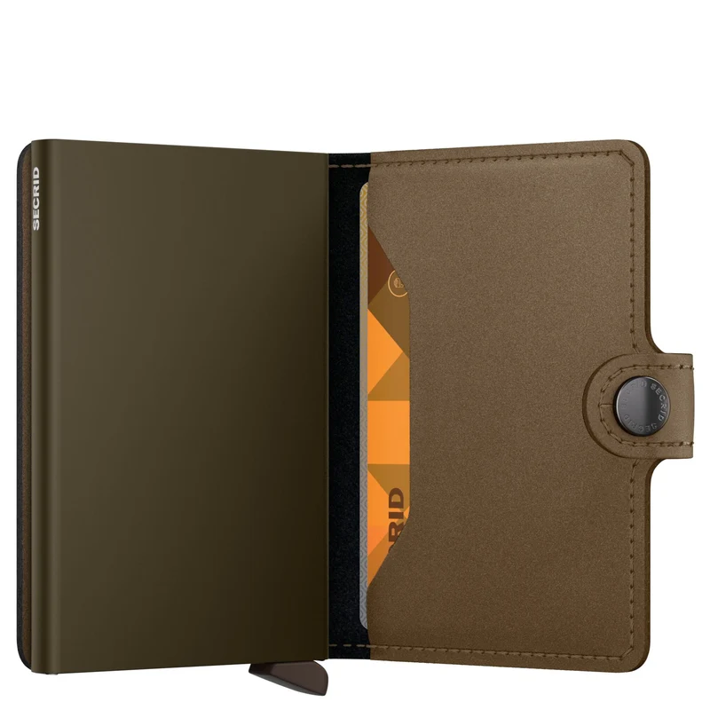 Secrid Miniwallet Matte Satin - Cartera 6cc 10.2 cm (bronze)