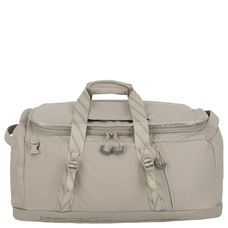 Travelite Venture Line Duffle - Bolsa de viaje/Mochila 57 cm (sand)