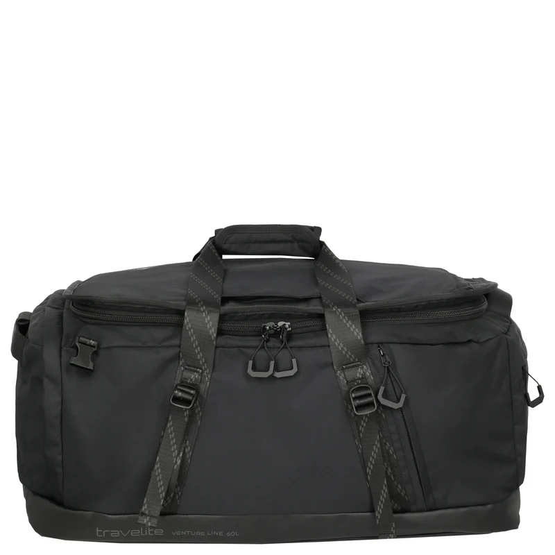 Travelite Venture Line Duffle - Bolsa de viaje 57 cm (black)