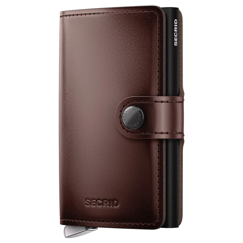 Secrid Dusk Miniwallet - Cartera 10.2 cm RFID (dark brown+)