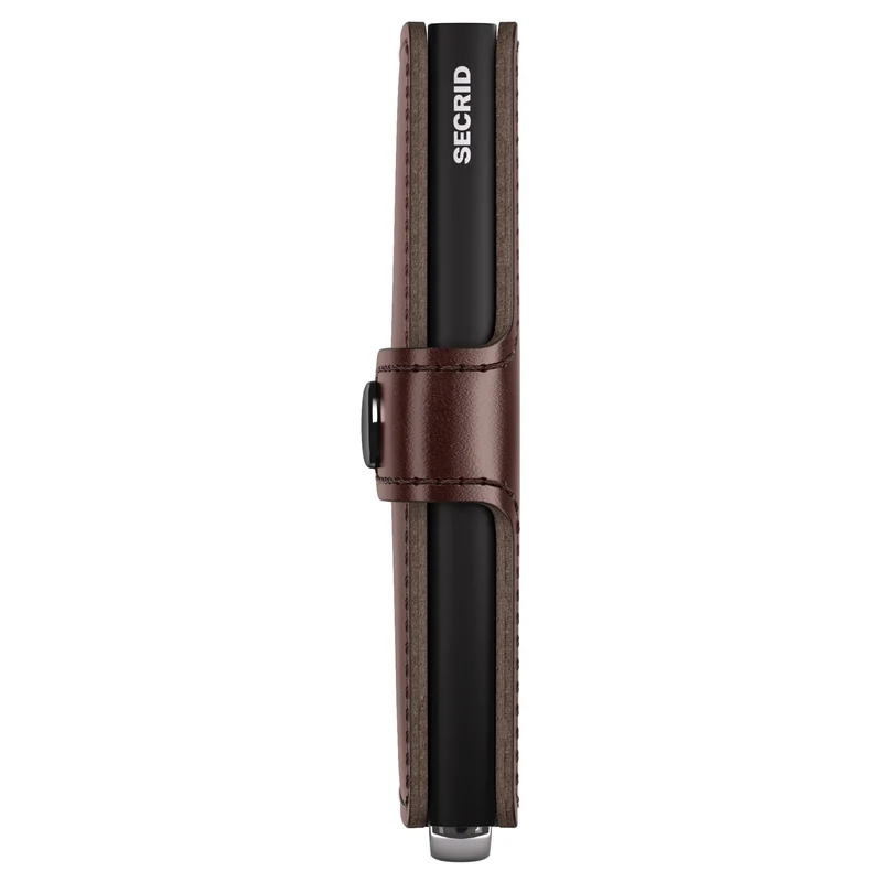 Secrid Dusk Miniwallet - Cartera 10.2 cm RFID (dark brown+)