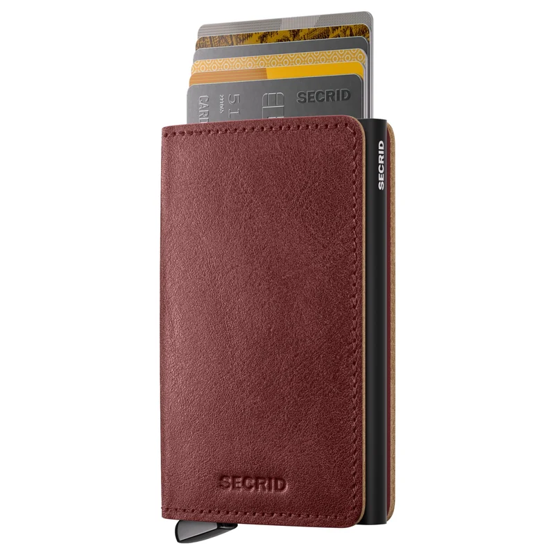 Secrid Premium Basco Slimwallet - Cartera RFID 6.5 cm (brown+)