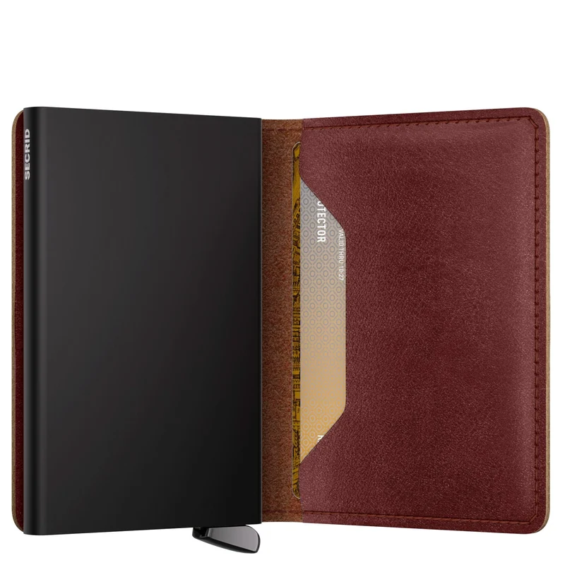 Secrid Premium Basco Slimwallet - Cartera RFID 6.5 cm (brown+)