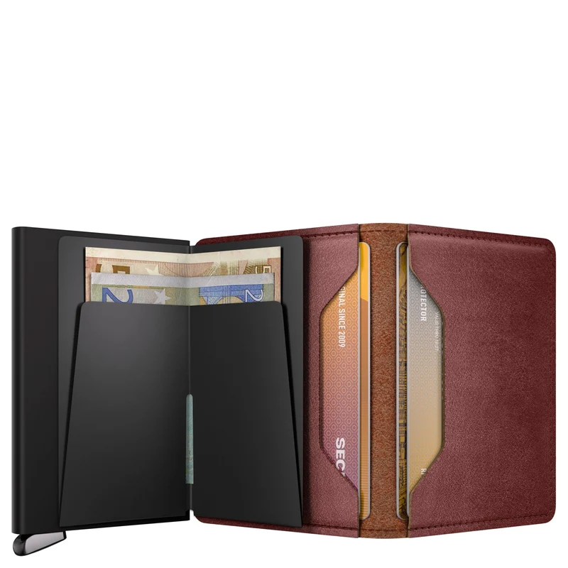 Secrid Premium Basco Slimwallet - Cartera RFID 6.5 cm (brown+)