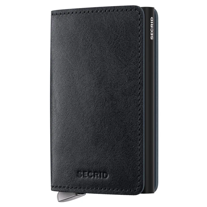 Secrid Premium Basco Slimwallet - Cartera RFID 6.5 cm (ink+)