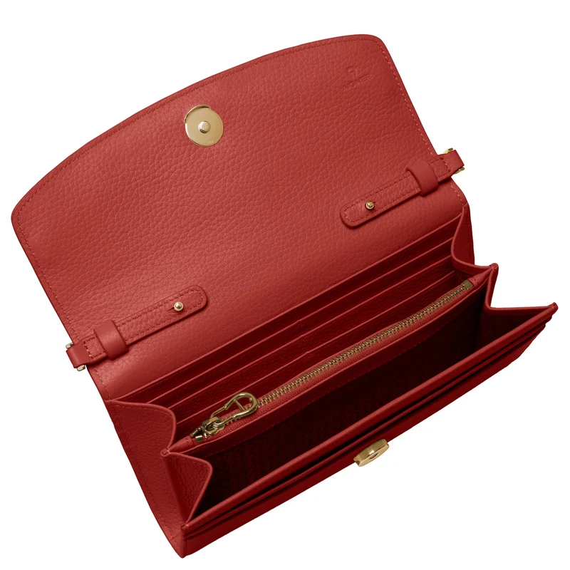 Aigner Cavallo Wallet on Strap - Bolso bandolera/cartera 6cc 21 cm (burnt red)