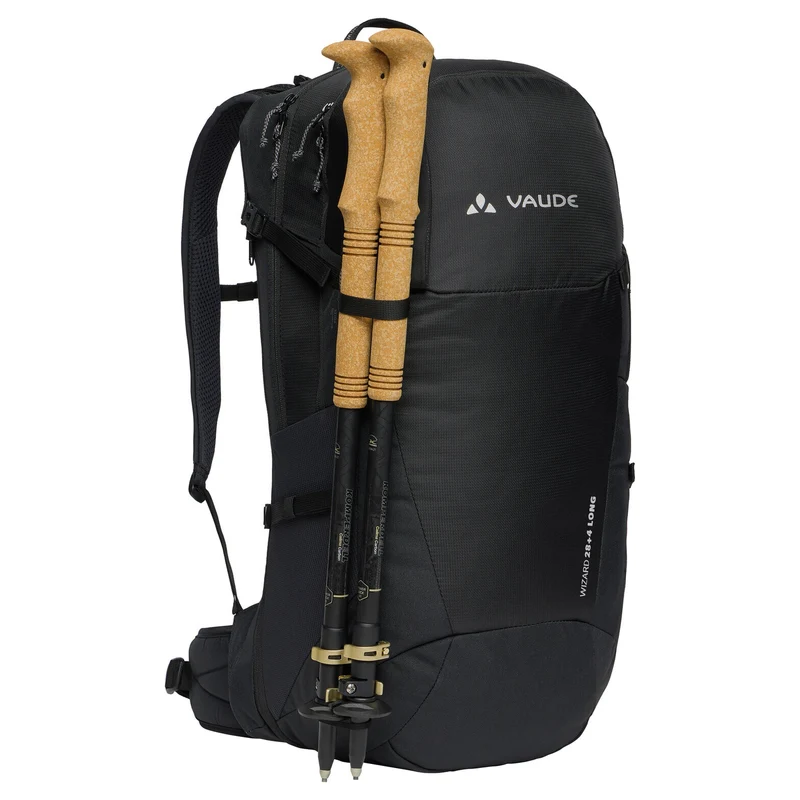 Vaude Wizard 28+4 long - Mochila de senderismo 55 cm (black)