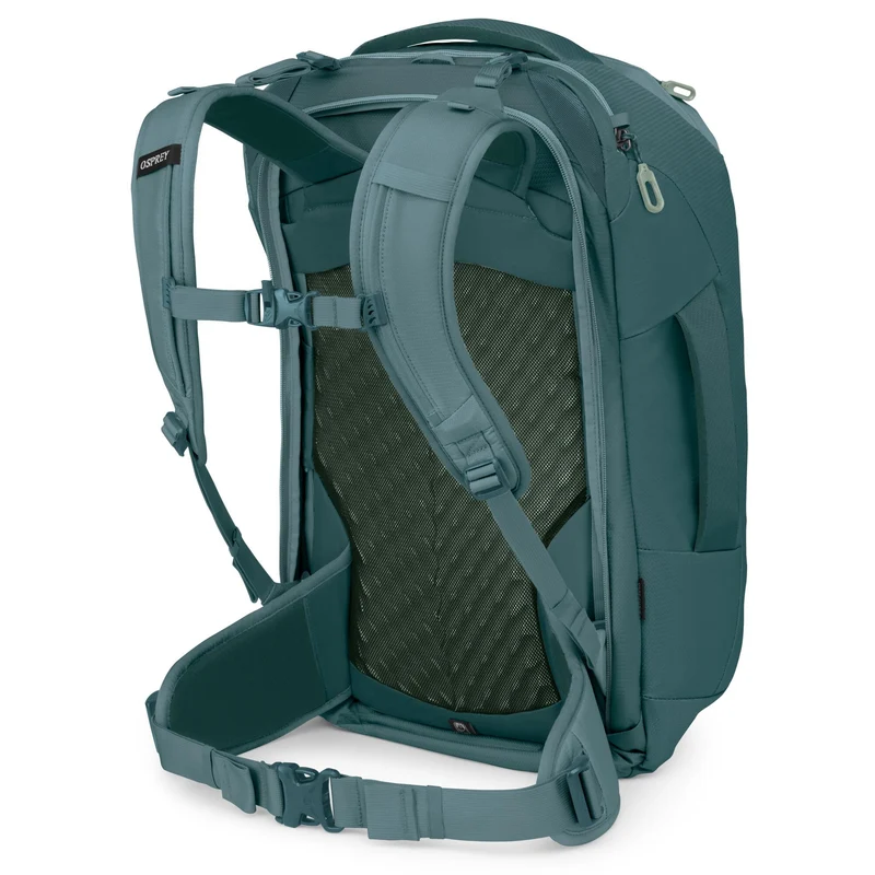 Osprey Farpoint 40 - Mochila de viaje 55 cm (cascade blue-torrent blue)