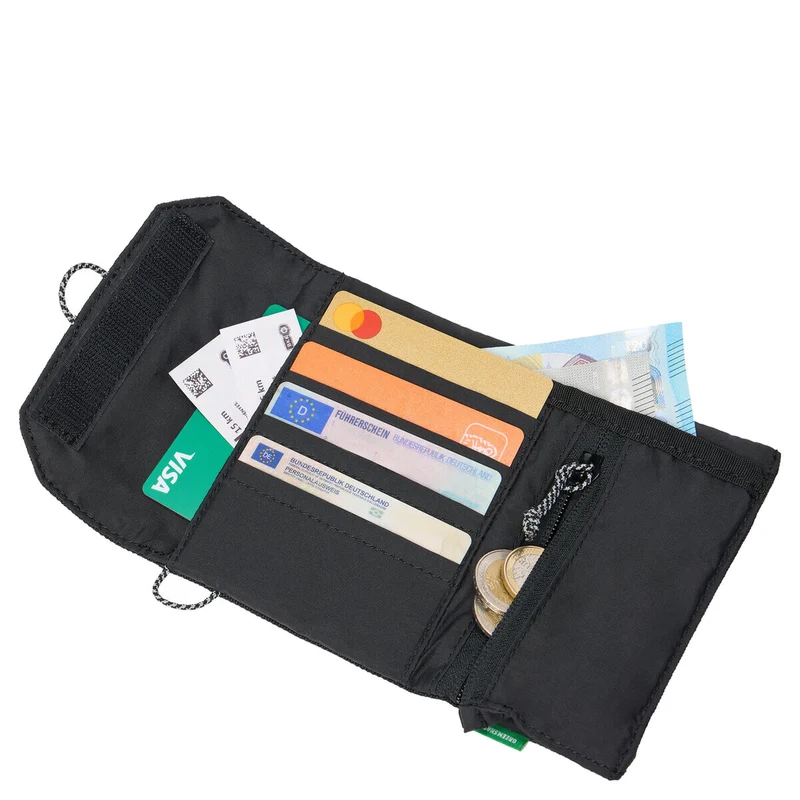 Vaude Wallet M - Cartera 4cc 13 cm (black)