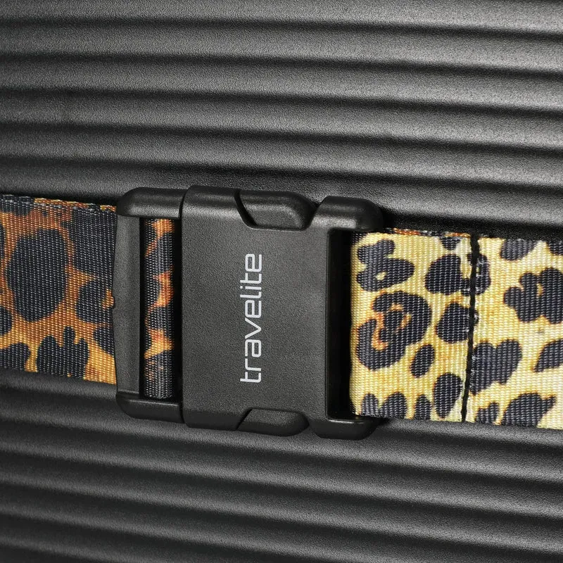 Travelite Accessoires - Cinturón para maleta (leoprint)